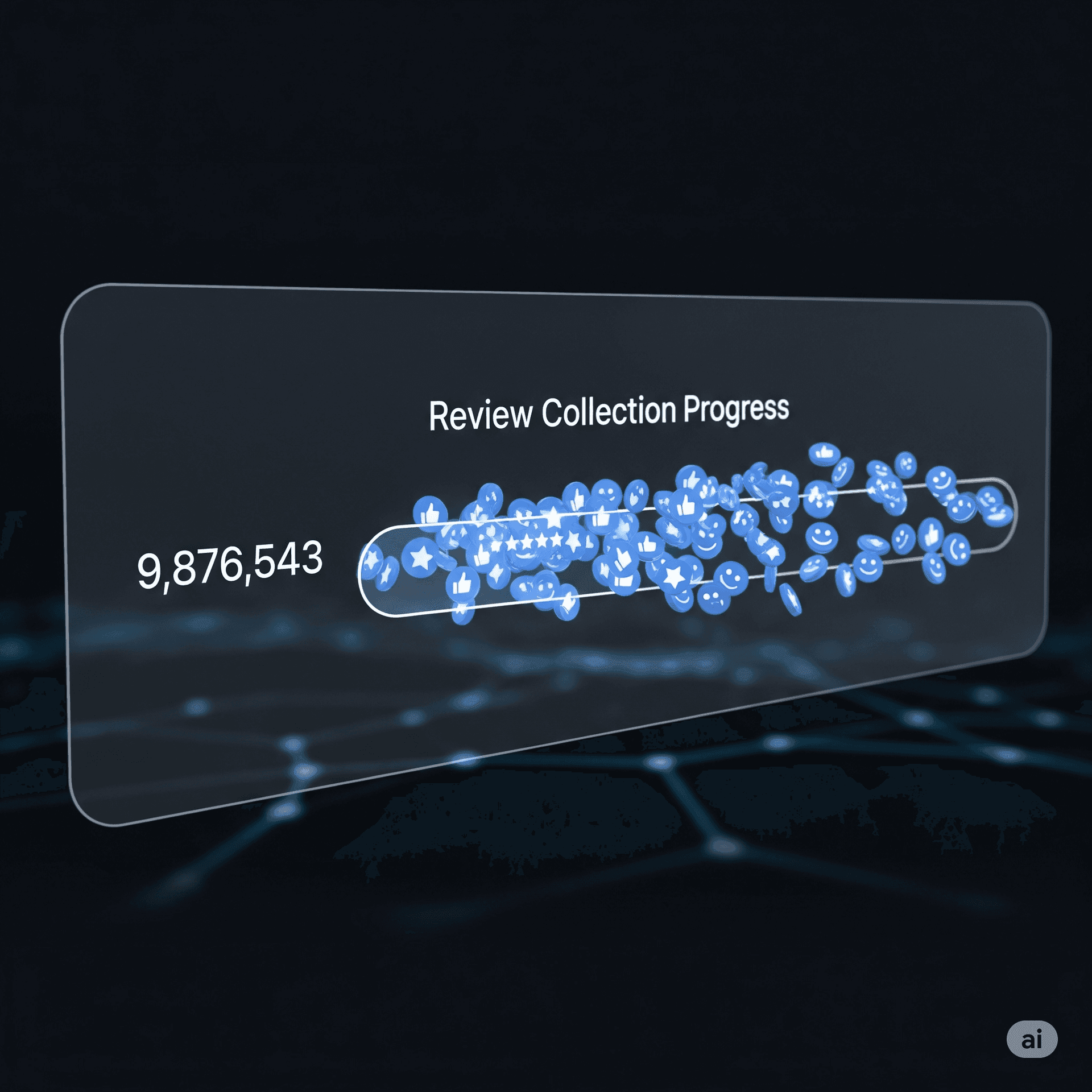 Automated Google review collection, effortless customer feedback system, 5-star review generation