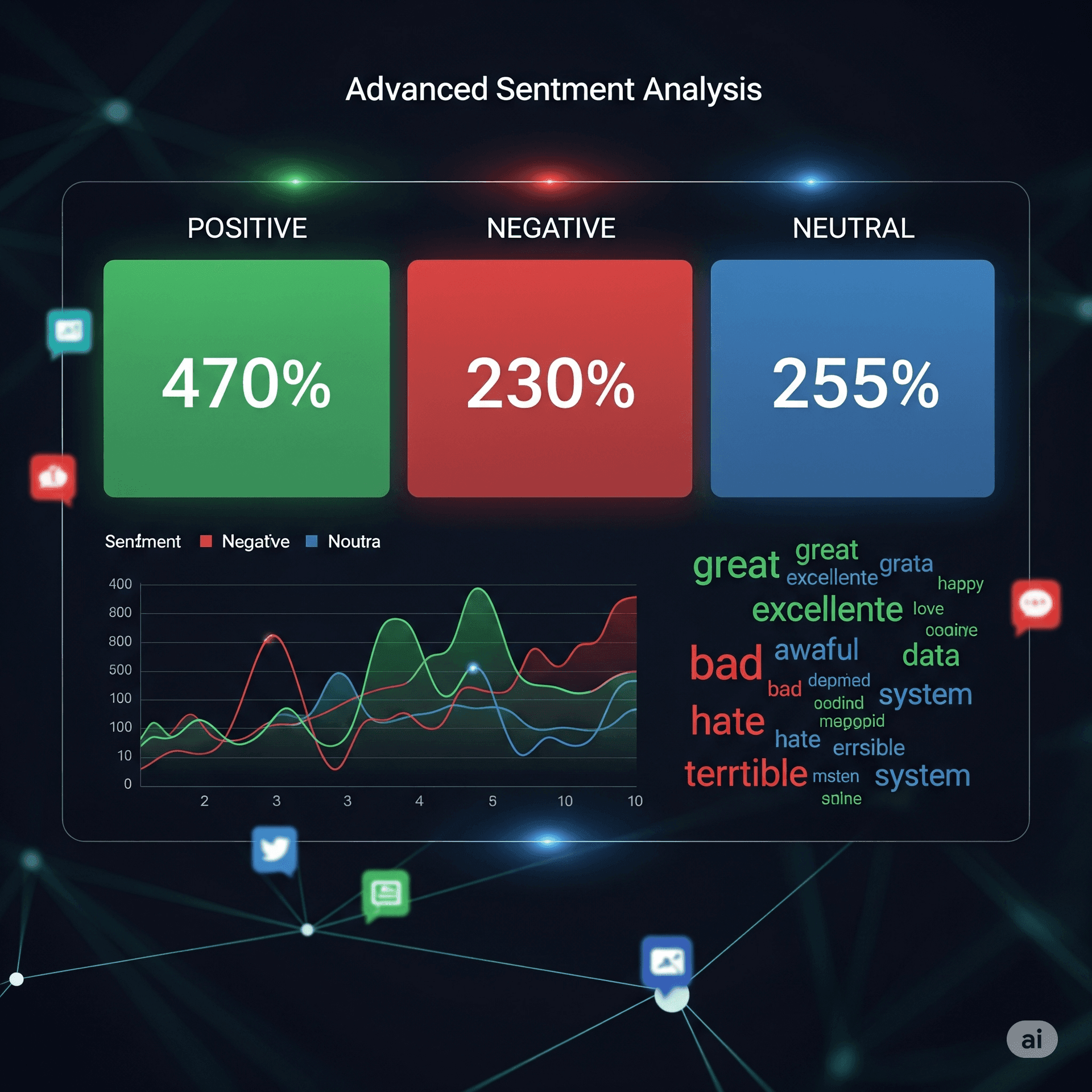 AI-powered review sentiment analysis, customer feedback insights, understanding review emotions
